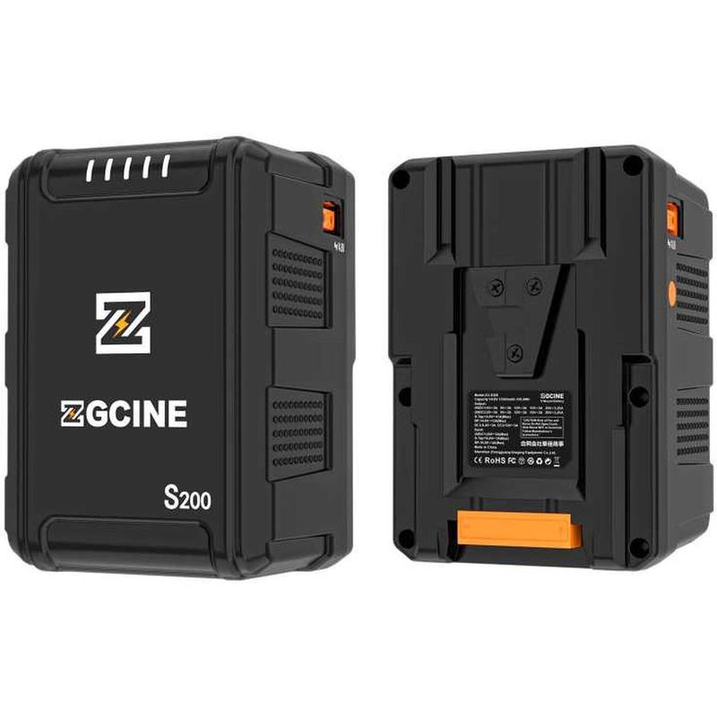 ZGCINE V-Mount Battery 200WH S-Series (ZG-S200)
