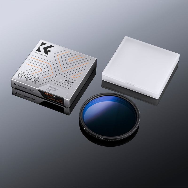 K&F Concept Variable ND Filter ND2-ND400 Blue Coated 67mm