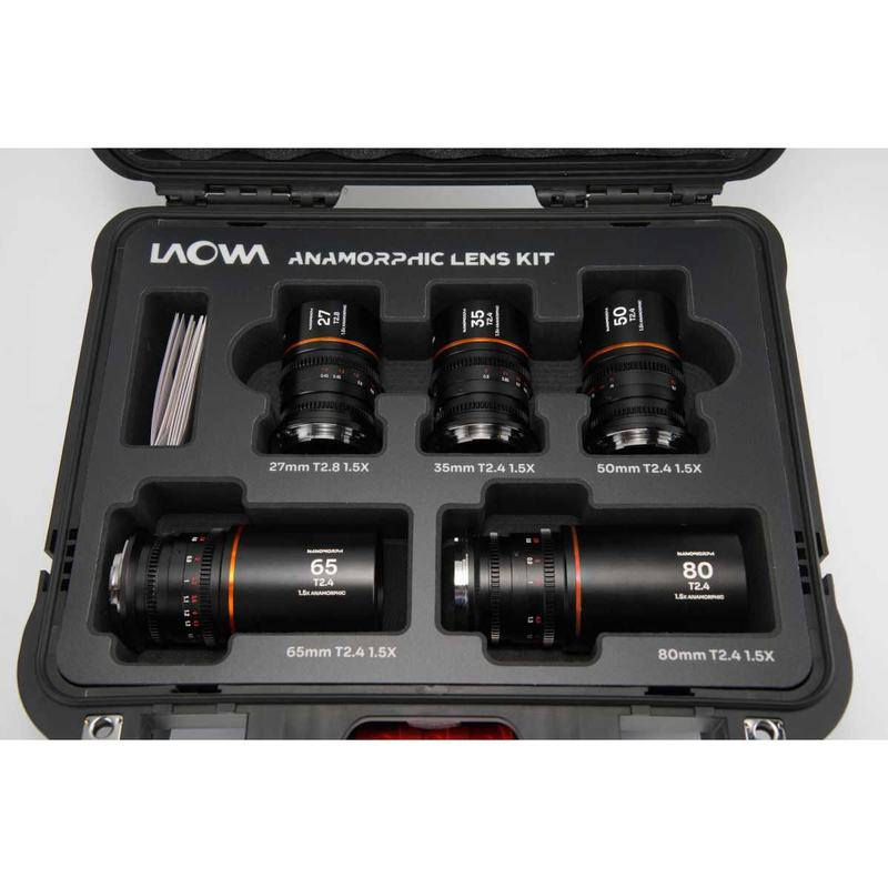 Laowa Nanomorph S35 Bundle (27.35.50.65.80mm) Amber dl (L...