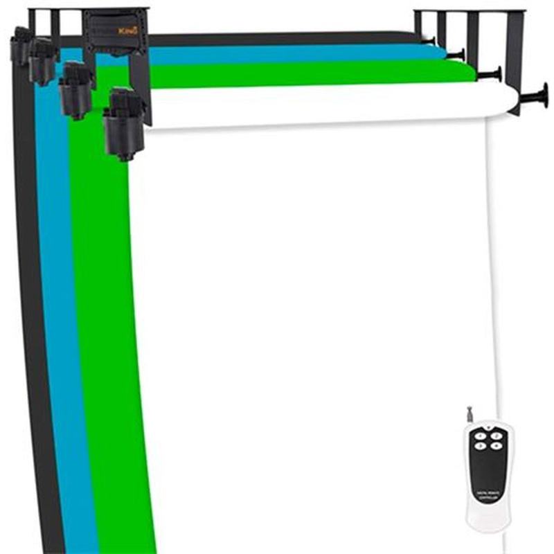 StudioKing Background System Electric B-4WE For 4 Rolls