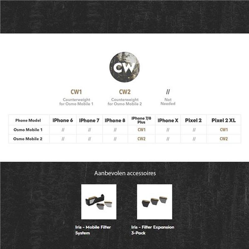 PolarPro OSMO Counter Weight (OSMO Mobile 1)
