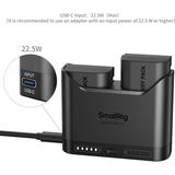 SmallRig 5485 Turbo Charging Kit For LP-E6P Camera Batteries
