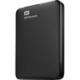 Western Digital Elements Portable USB-C 1TB Black