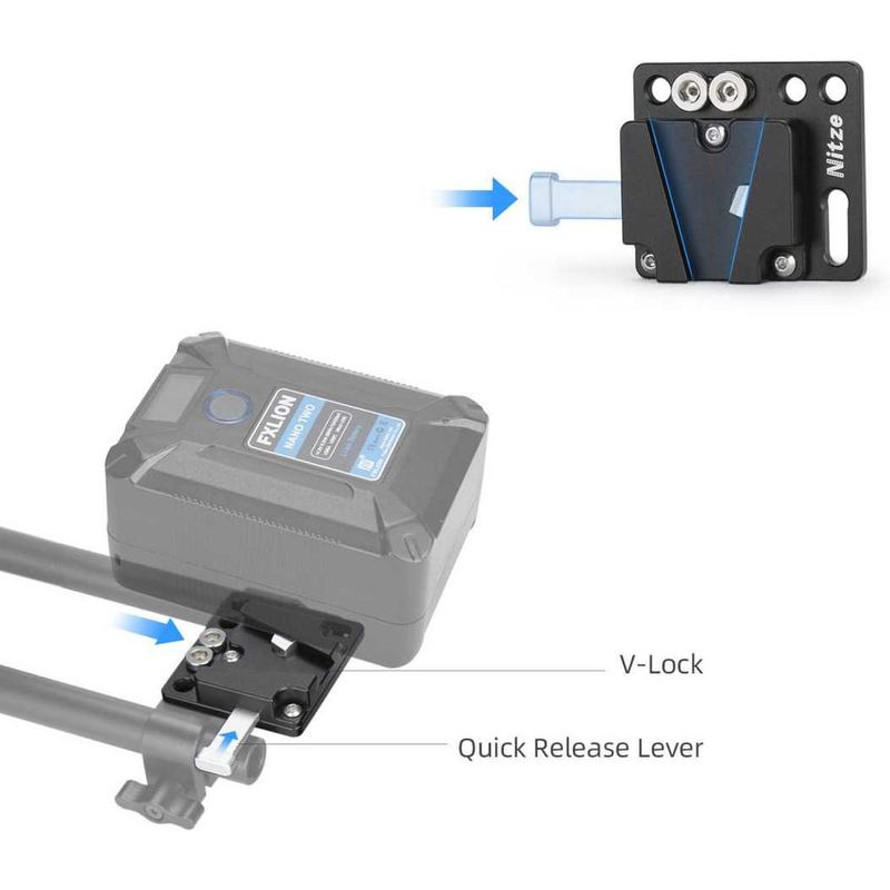 Nitze Mini V-Mount Battery Plate (N21C)