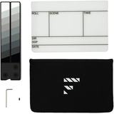 Filmsticks Greyscale Gripsticks ClapperBoard 7.5 Small Kit USA Version