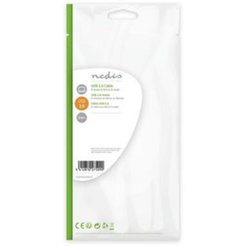 Nedis USB 2.0-CABLE A M-Micro-A M 2.0m BK