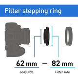 Kenko Stepping Ring 62mm - 82mm