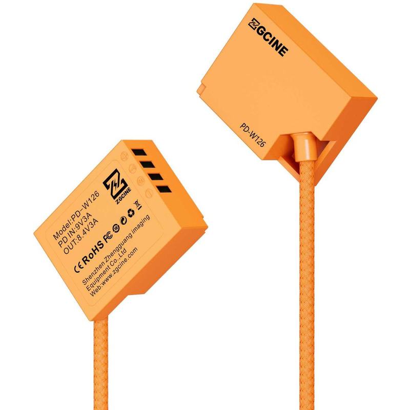 ZGCINE USB-C To W126 Dummy Battery Cable (PD-W126)