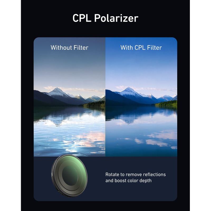 Telesin CPL-Filter For DJI Osmo Action 6 - Schroeffilter