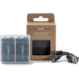 Pale Blue Li-ion Rechargeable 9V Battery USB-C 5000mAh