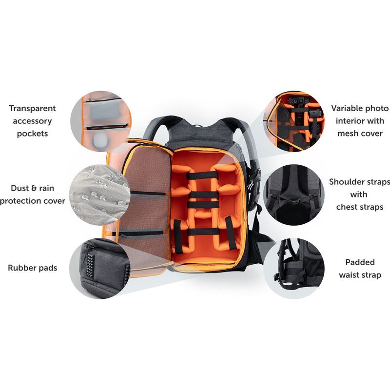 Dörr Photo Backpack Prag Pro Grey
