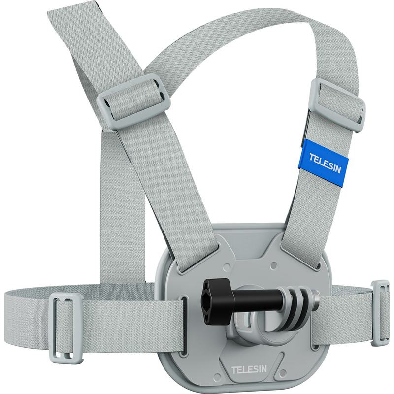 Telesin Quick Release Chest Strap Mount Grey