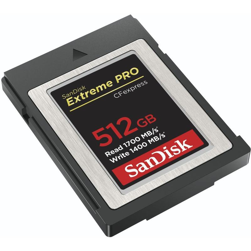 SanDisk CFexpress Extreme Pro 512GB 1700 / 1400MB/s CFast Type B