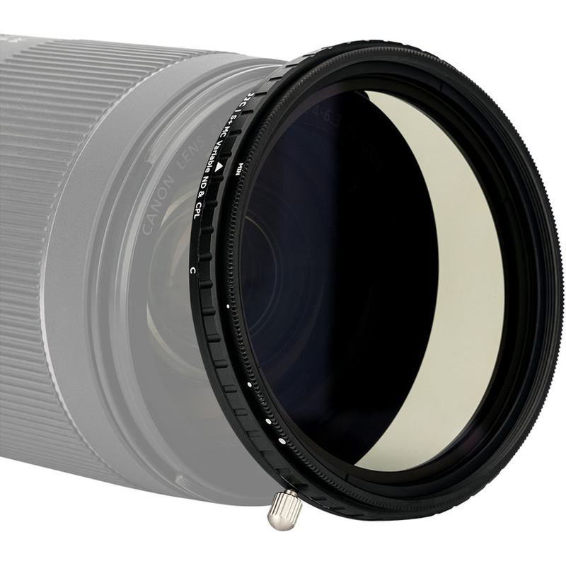 JJC F-NC82 2 In 1 Variable ND + CPL Filter