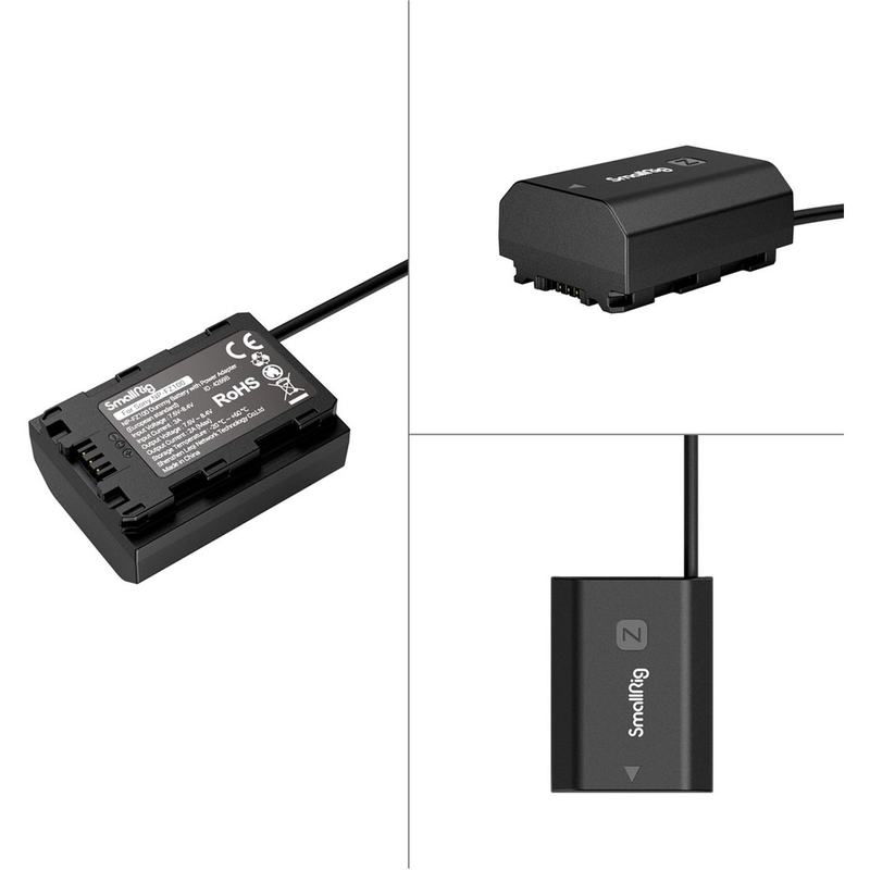 SmallRig 4269B FX3 A7s III NP-FZ100 Dummy Battery w/ Power Adapter