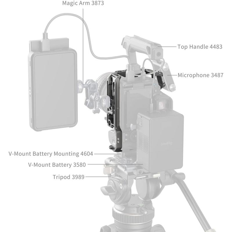 SmallRig 4977 Hawklock Quick Release Cage For Canon EOS R5 MkII