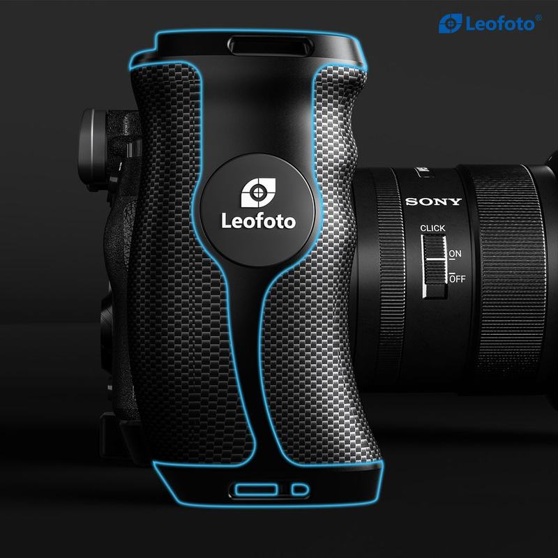 Leofoto Carbon Fiber Side Handle w/ Rail(Right)