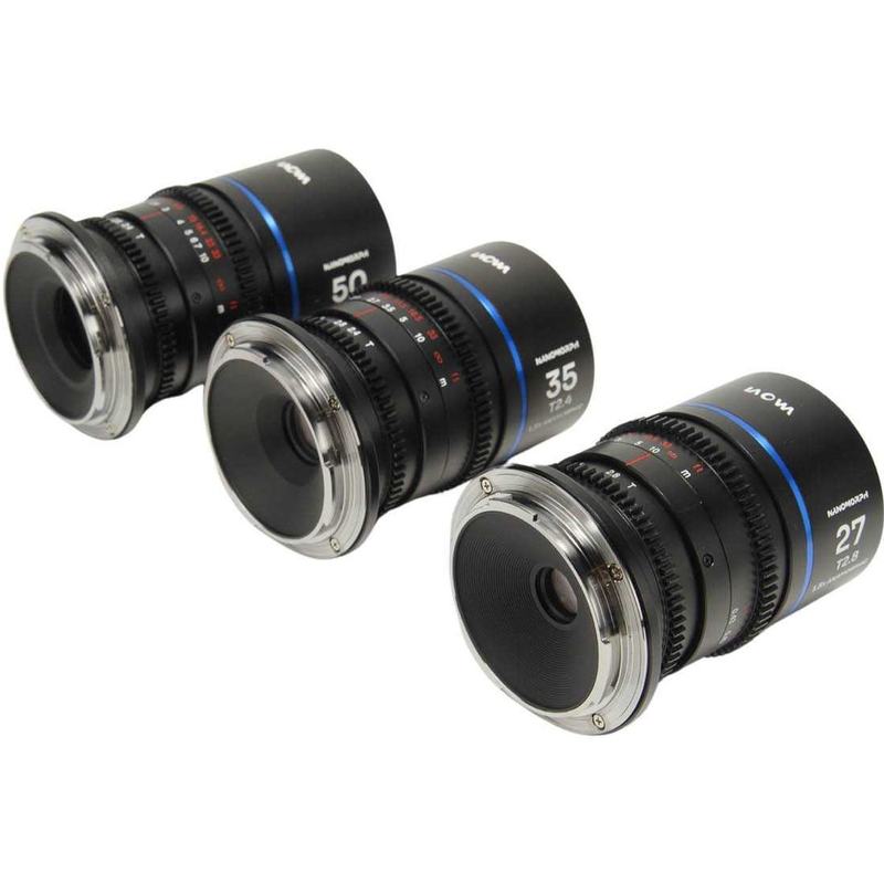 Laowa NANOMORPH S35 Bundle (27.35.50mm) (Blue) (Cine) L-Mount