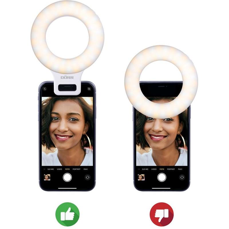 Dörr Smartphone LED Selfie Ringlicht SLR-9