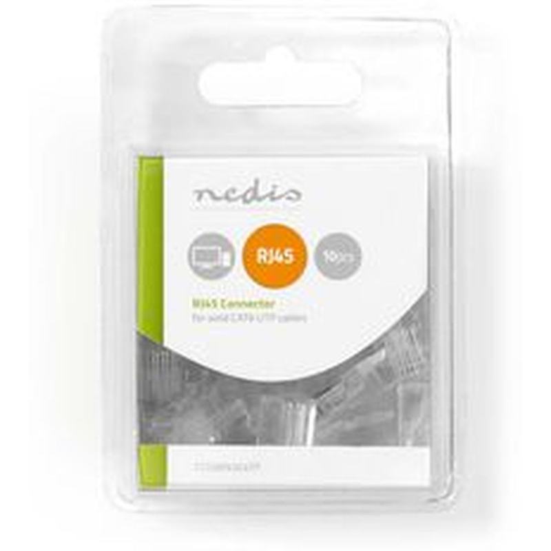 Nedis Network Connector RJ45 (8P8C) M-10 Pieces Transparant