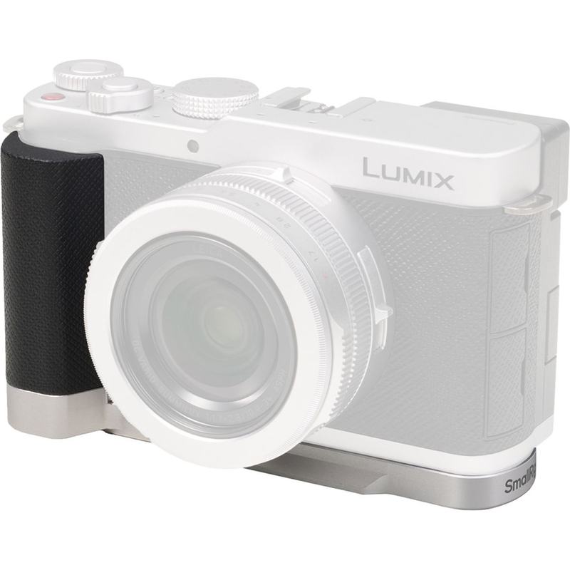 SmallRig 5701 L-Shaped Mount Plate Handle For Panasonic LUMIX L10 (Silver)
