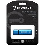 Kingston 16GB USB-C IronKey Vault P 50C AES-256