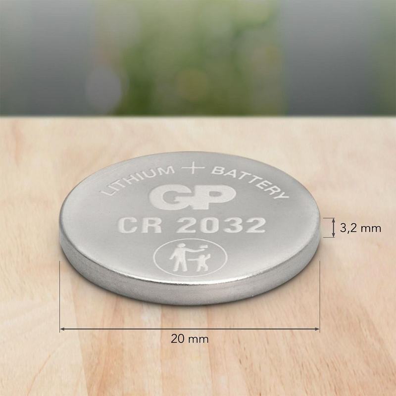 GP Lithium Knoopcel CR2032 Blister 1