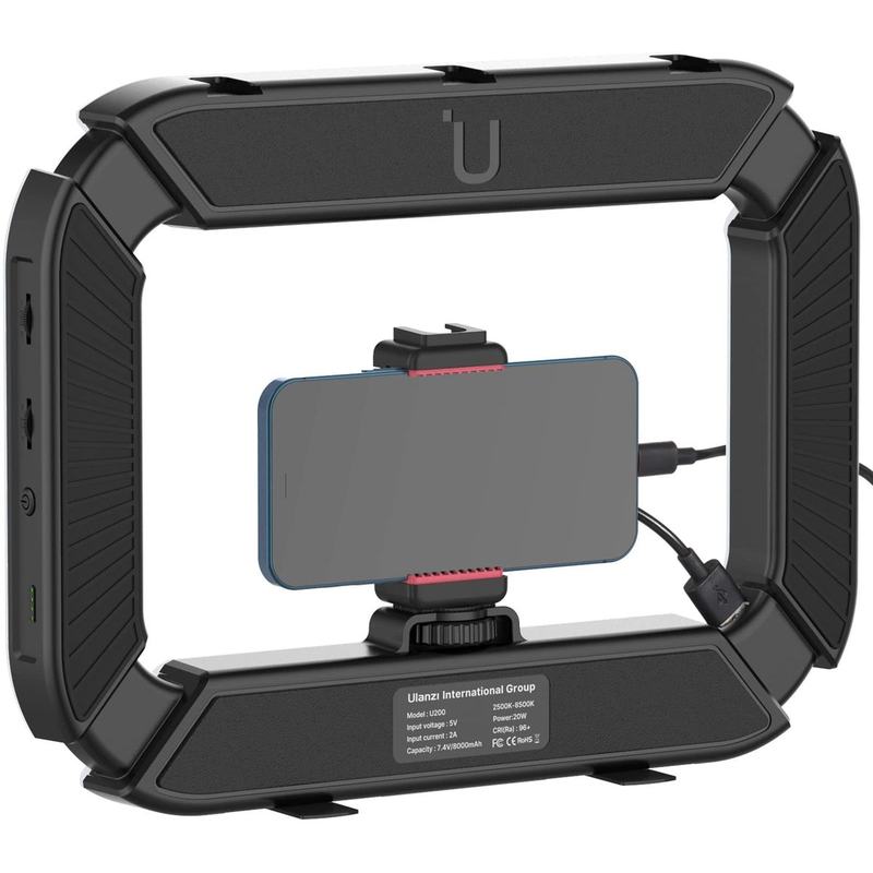 Ulanzi U200 Ringlamp Video Rig w/ Built-In Powerbank