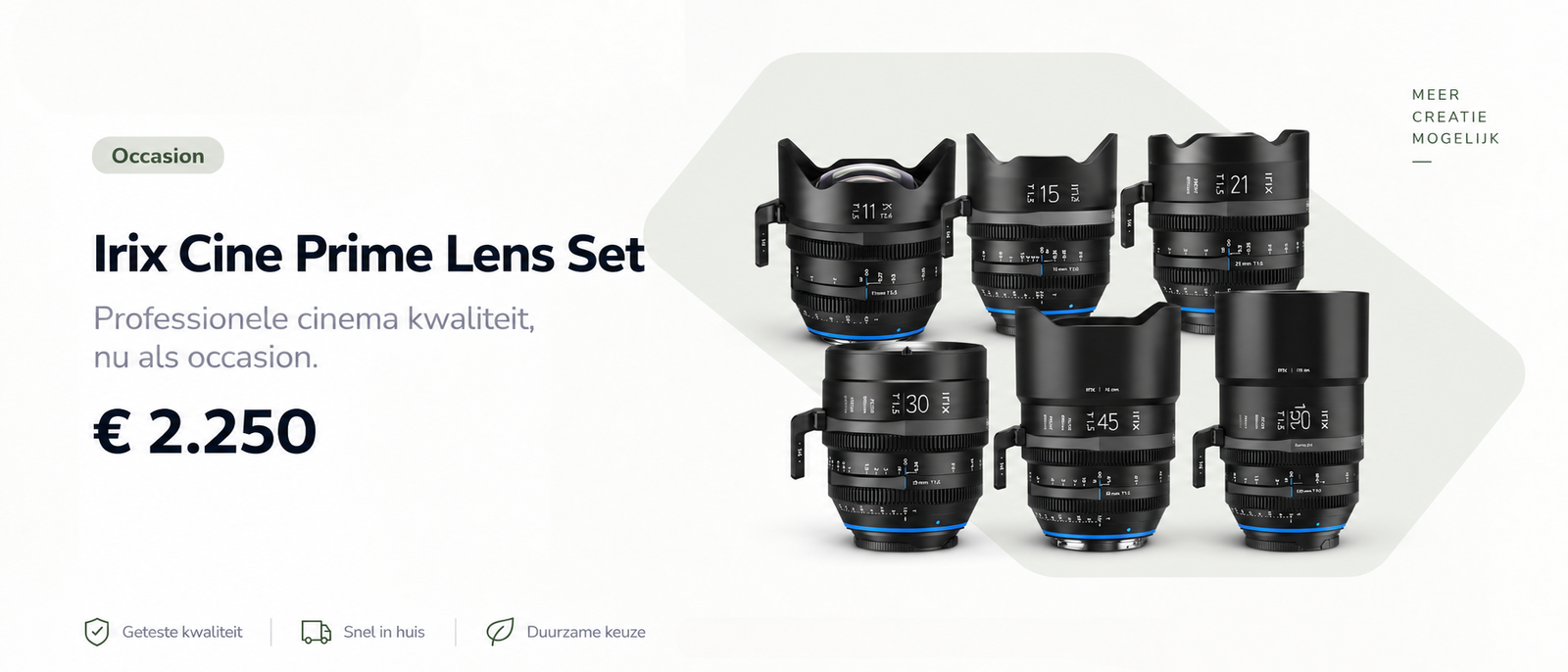 Irix Cine Set
