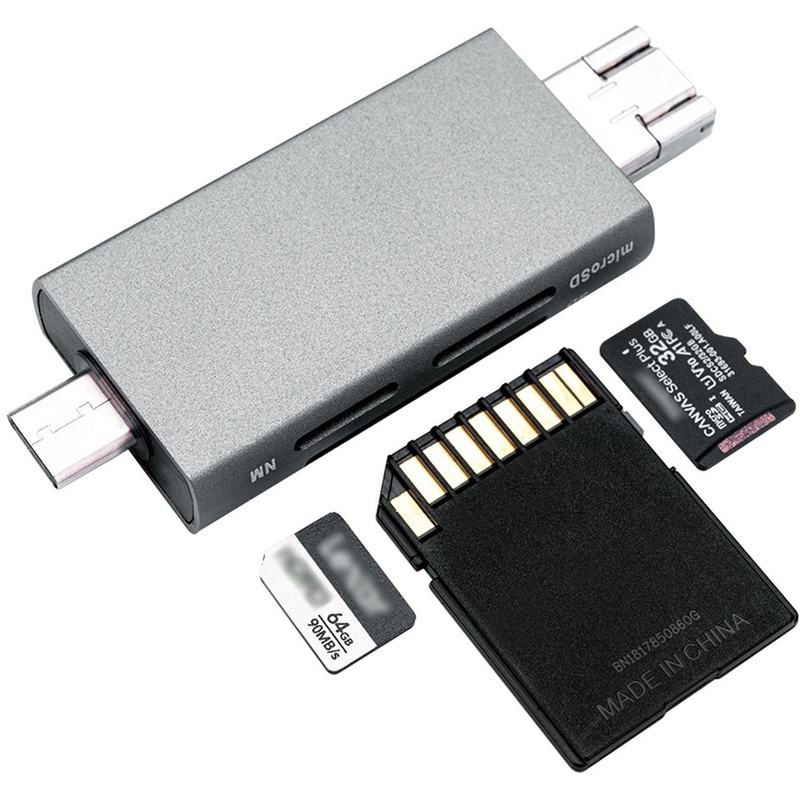 JJC CR-UTC5AC Memory Card Reader Grey
