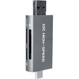 JJC CR-UTC5AC Memory Card Reader Grey