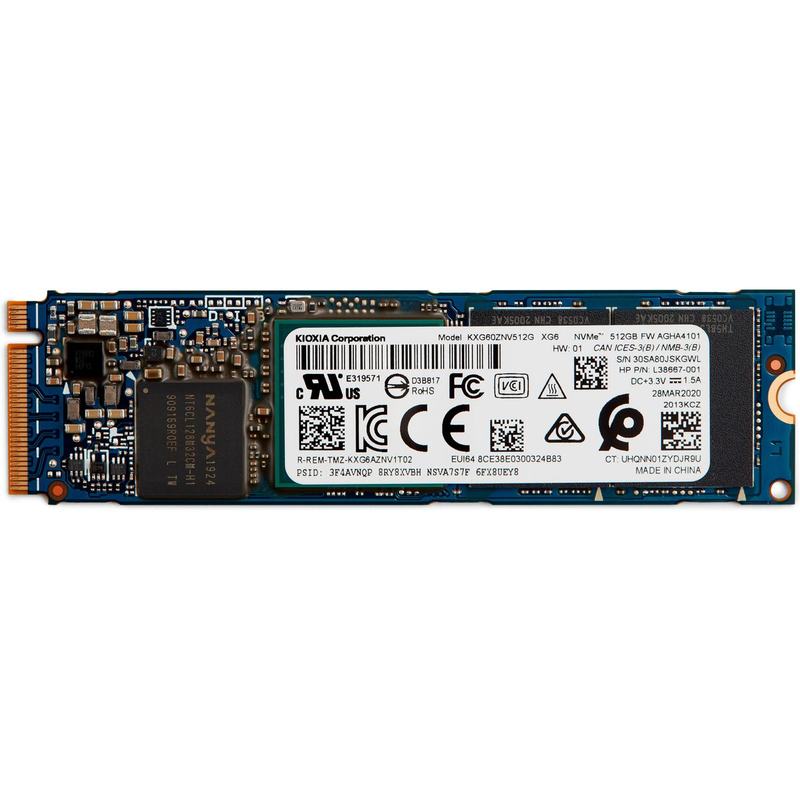 HP 512GB PCI-E 3x4 NVMe M2 SSD