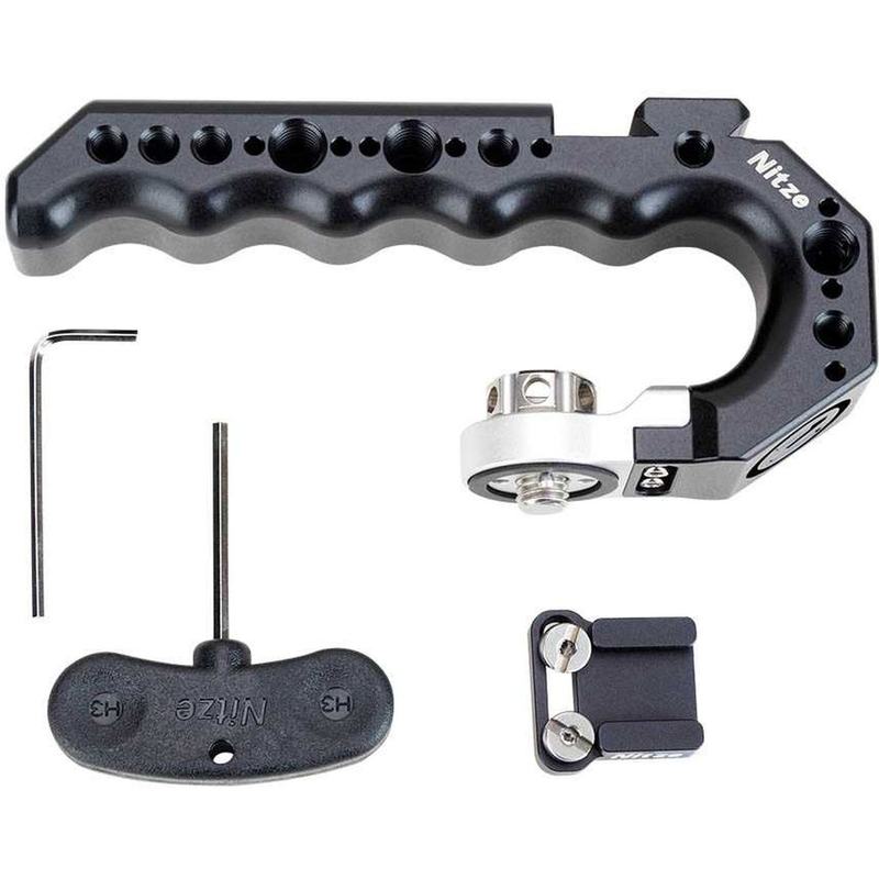 Nitze Stinger Handle 3/8 ARRI Locating Pins - Light Weight (PA28-BM)