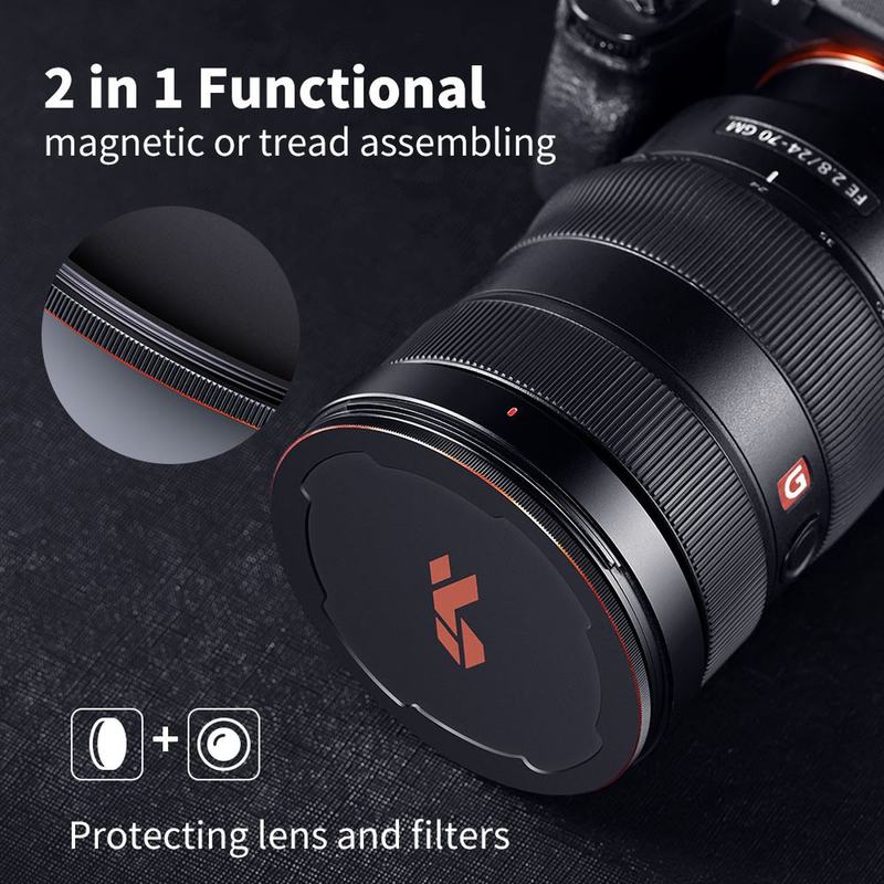 K&F Concept Magnetic Lens Cap For Magnetic Filters 82mm