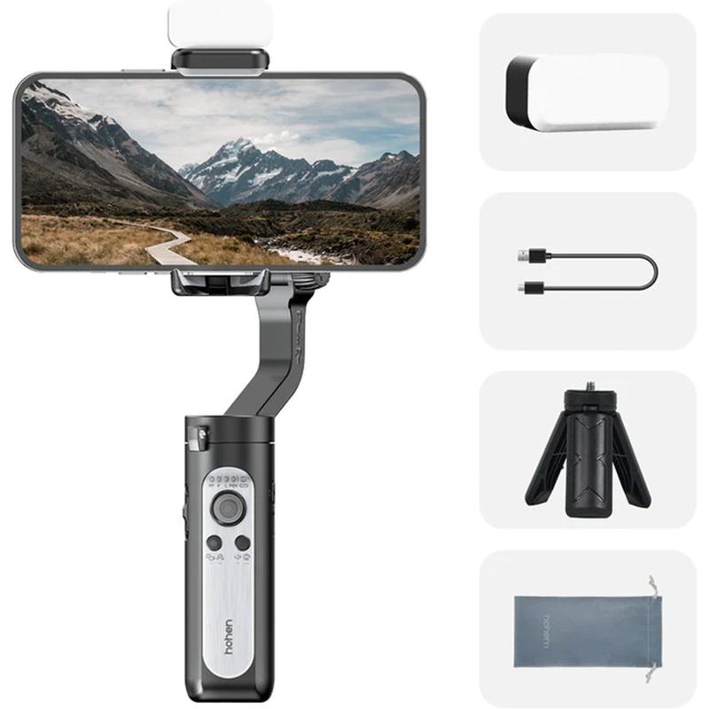 Hohem iSteady Xe Black Kit (Include Magnetic Fill Light)