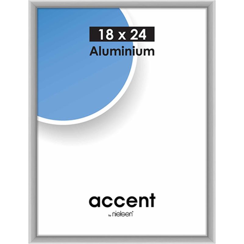 Nielsen Photo Frame 53424 Accent Mat Silver 18x24cm