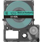 Epson Tape Pearl Green/BK 12mm 9m LK-4GBL