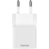 Hama Fast Charger USB-C PD/Qualcomm Mini-Charger 20 W White