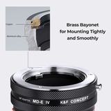 K&F Concept Lens Adapter Minolta MD Sony E-Mount (IV PRO)