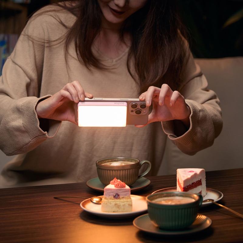 Godox MA5R Mobile Power Bank & RGB LED Light Red