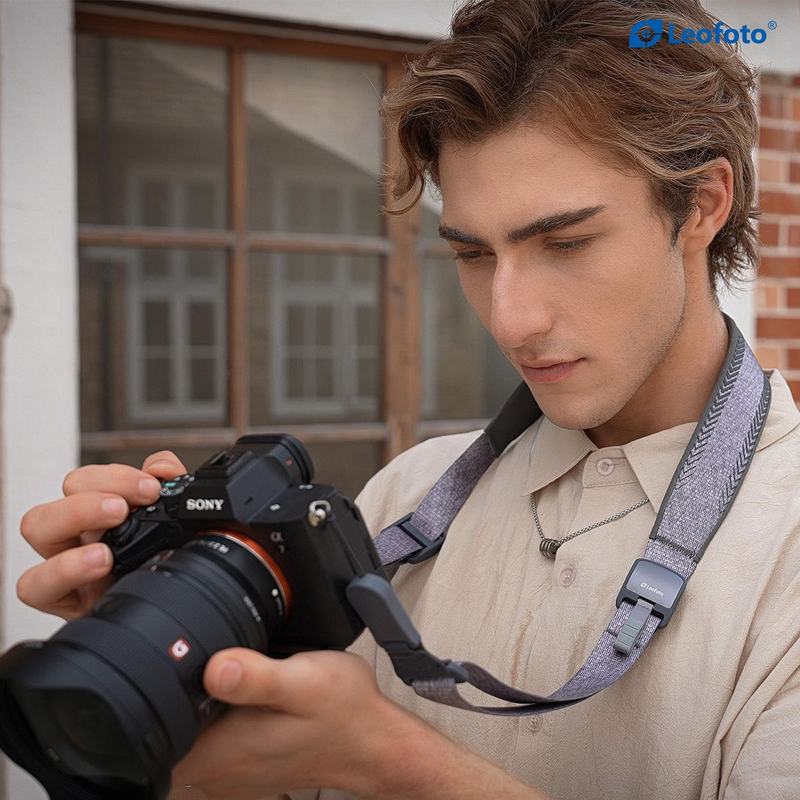 Leofoto Camera Strap Grey