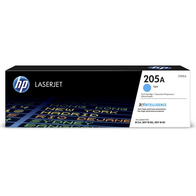 HP 205A Cyan LaserJet Cartridge CF531A