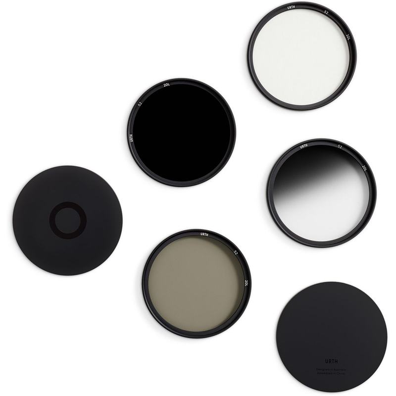 Urth 52mm UV Circular Polariz (CPL) ND64 Soft Grad ND8 Lens Filter Kit (Plus+)