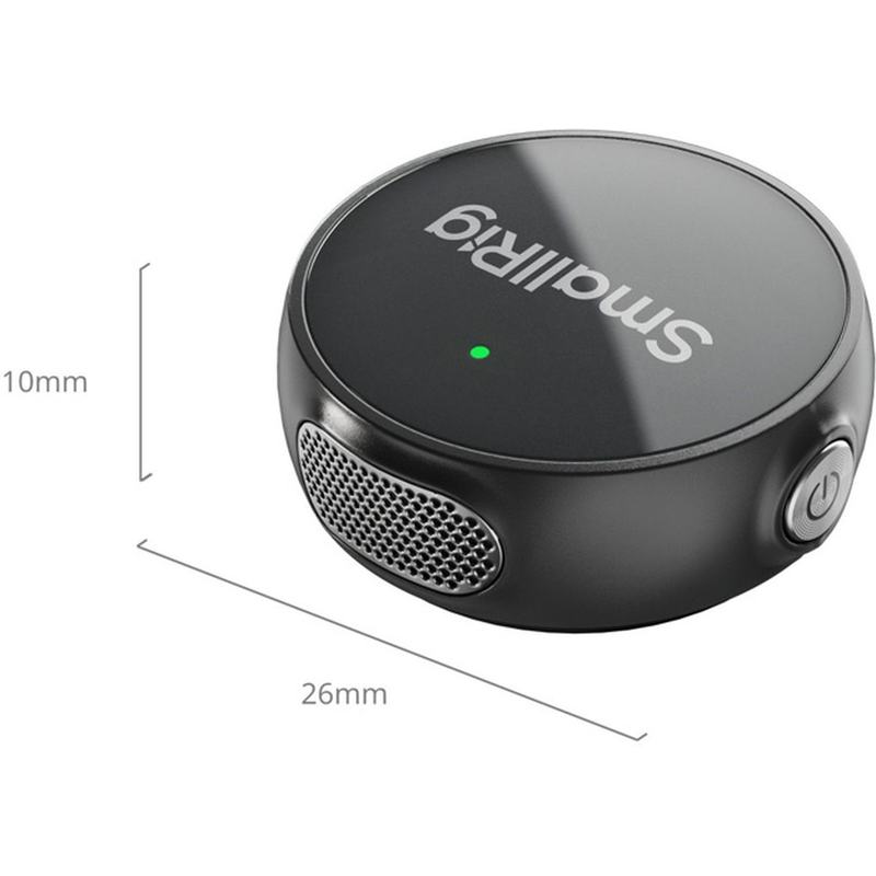 SmallRig 4934 S 60 Wireless Microphone (Black / USB C Version)