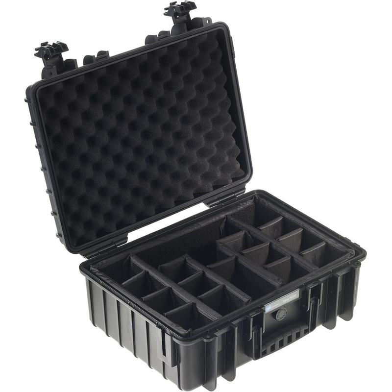 B&W Outdoor.cases Type 5000 Black / Divider