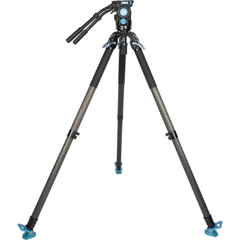 Sirui Video Tripod SVT75 Pro w/ SVH15 Fluid Head