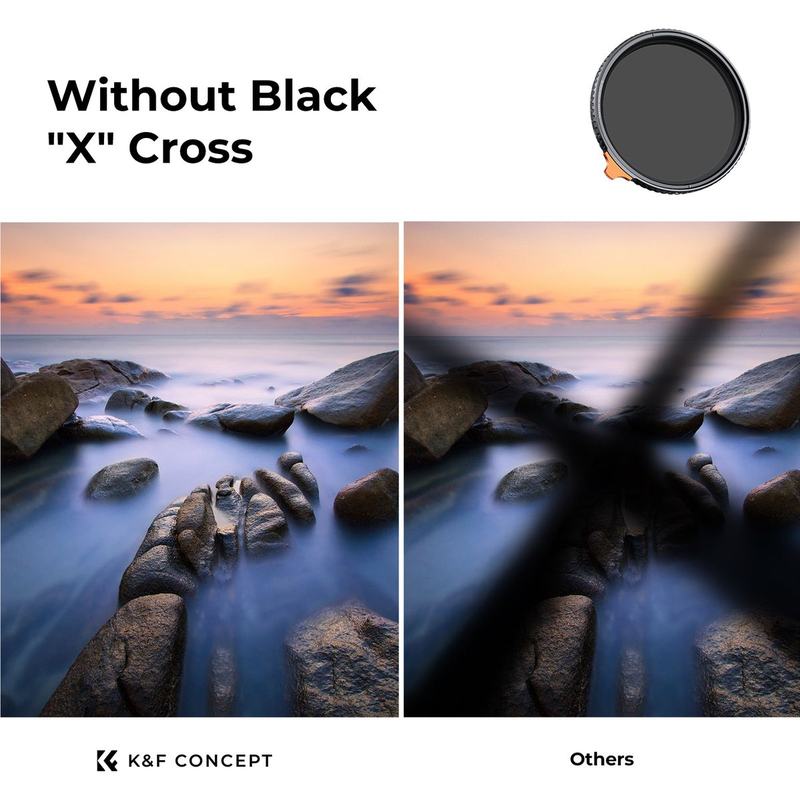 K&F Concept True Colour Variabel ND2-32 Filter Nano X - 49mm