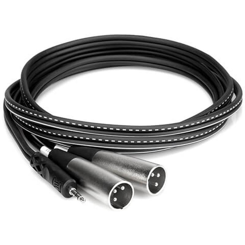 Hosa technology CYX-403M 3.5 mini jack naar 2x XLR Male 3 meter