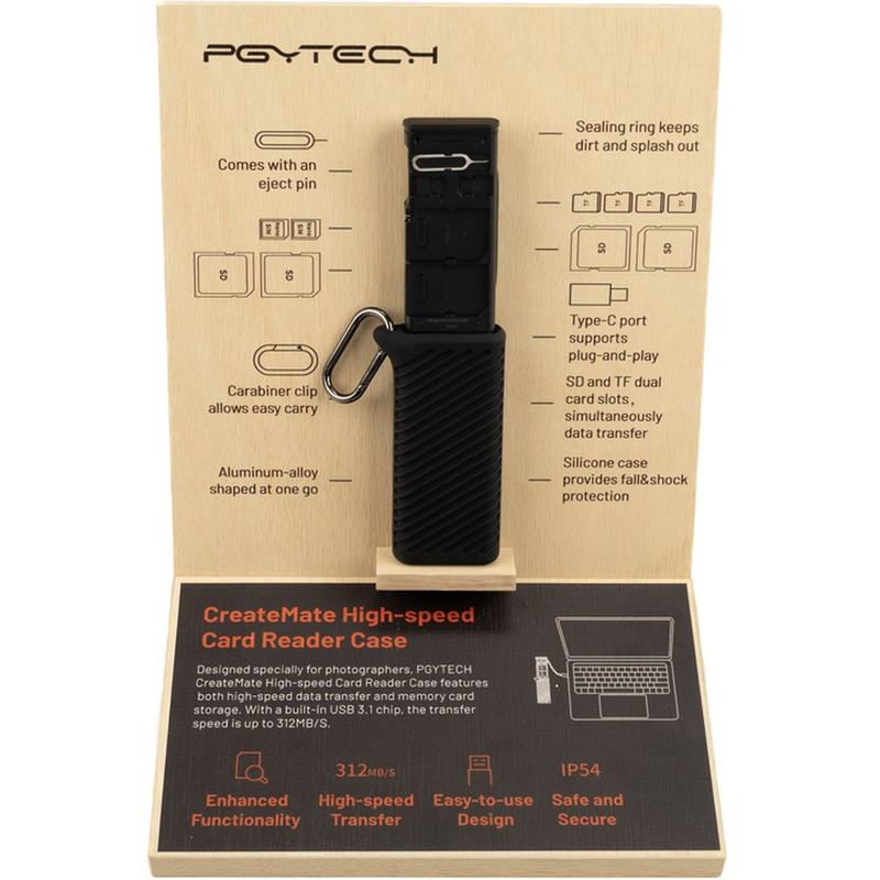 PGYTECH Display For Createmate Card Reader Case SD