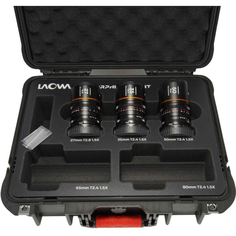 Laowa NANOMORPH S35 Bundle (27.35.50mm) (Amber) (Cine) L-Mount